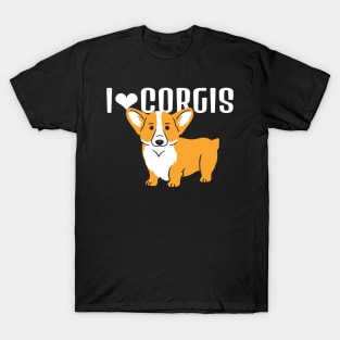 I Love Corgis T-Shirt